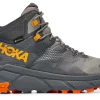 HOKA Men's Trail Code GTX -Darn Tough Shop HOKA Mens Trail Code GTX Castlerock Persimmon Orange