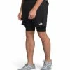 The North Face Men's Active Trail Dual Short - Black (NF0A48USJK3) 1 The North Face Men's Active Trail Dual Short - Black (NF0A48USJK3) -Darn Tough Shop NF0A48US JK3 model34 1