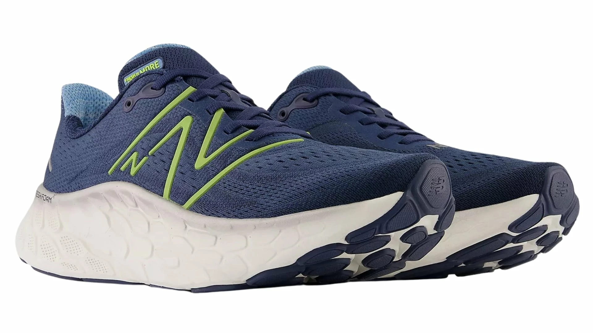 New Balance Men's Fresh Foam X More v4 New Balance Men's Fresh Foam X More V4 -Darn Tough Shop New Balance Men s Fresh Foam X More v4 Navy Cosmic Pineapple 4