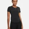 Women's Nike Dri Fit One Luxe Short Sleeve - Black (DD0618-010) 2 Women's Nike Dri Fit One Luxe Short Sleeve - Black (DD0618-010) -Darn Tough Shop ONELUXE1