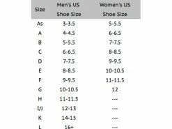 Powerstep Pinnacle Plus Orthotic With Met Pad (5009-01) 6 Powerstep Pinnacle Plus Orthotic With Met Pad (5009-01) -Darn Tough Shop Powerstep Sizing