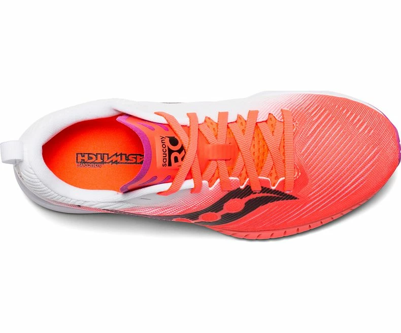 Saucony Women's Fastwitch 9 - ViziRED/White (S19053-1) 5 Saucony Women's Fastwitch 9 - ViziRED/White (S19053-1) - Image 3