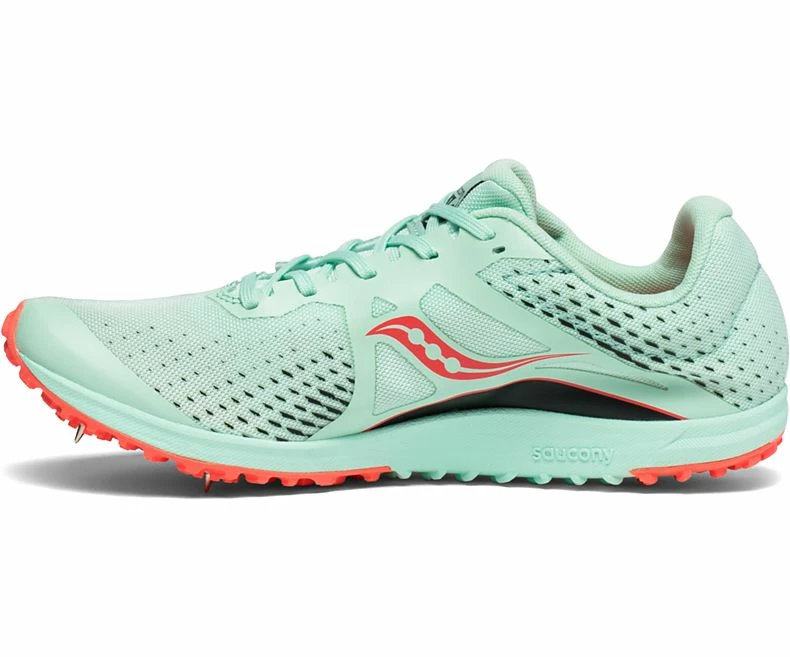 Saucony Women's Kilkenny XC 8 Spike - Mint/ViZi Coral (S19068-1) Saucony Women's Kilkenny XC 8 Spike - Mint/ViZi Coral (S19068-1) -Darn Tough Shop S19068 1 2