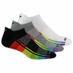 Saucony Inferno Liteweight No-Show 3 Pack Running Socks (S320002) -Darn Tough Shop S320002 905NoShowTab3pk eeed3273 d81d 48b7 b972 db4a7e11bb8c