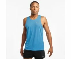 Saucony Men's Stopwatch Singlet (SAM800217) -Darn Tough Shop SAM800217 BB 1