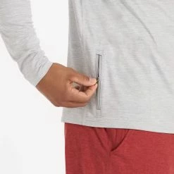 Vuori Men's Ease Performance Half Zip -Darn Tough Shop Vuori V221 LHG 3