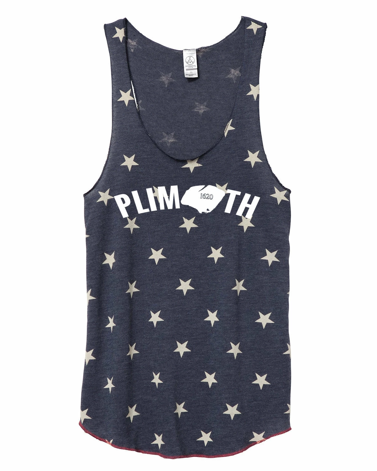 Women's Plimoth Racerback Stars and Stripes Tank - Navy Blue ( PLI-AA1927P-S) Marathon Sportswear Women's Plimoth Racerback Stars And Stripes Tank - Navy Blue ( PLI-AA1927P-S) -Darn Tough Shop aa1927p gy z FF
