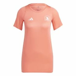 Adidas Women's Boston Marathon® 2023 Allover Print T-Shirt -Darn Tough Shop adidas womens boston marathon 2023 allover print tee shirt pink