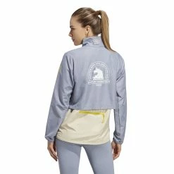 Adidas Women's Boston Marathon® 2023 Celebration Jacket -Darn Tough Shop adidas womens boston marathon 2023 celebration jacket 3