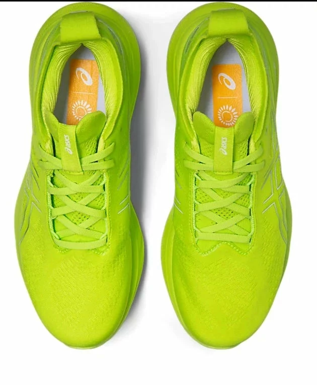 Asics Men's Gel Nimbus 25 Asics Men's Gel Nimbus 25 -Darn Tough Shop asics mens gel nimbus 25 running shoe lime zest white 4