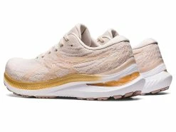 Asics Women's Gel-Kayano 29 -Darn Tough Shop asics womens gel kayano 29 running shoe mineral beige champagne 2