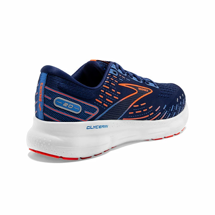 Combined w/Parent Brooks Men's Glycerin 20 Combined W/Parent Brooks Men's Glycerin 20 -Darn Tough Shop brooks glycerin 20 blue depths palace blue orange running shoes neutral cushioned 5