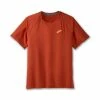 Brooks Men's Atmosphere Short Sleeve Running Shirt -Darn Tough Shop brooks mens atmosphere short sleeve tee shirt lightweight red