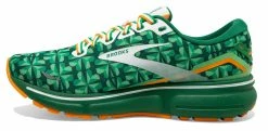 Brooks Men's Ghost 15 -Darn Tough Shop brooks mens ghost 15 running shoe st.patricks day edition green orange 3