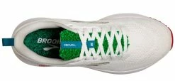 Brooks Men's Revel 6 -Darn Tough Shop brooks mens revel 6 white green 4