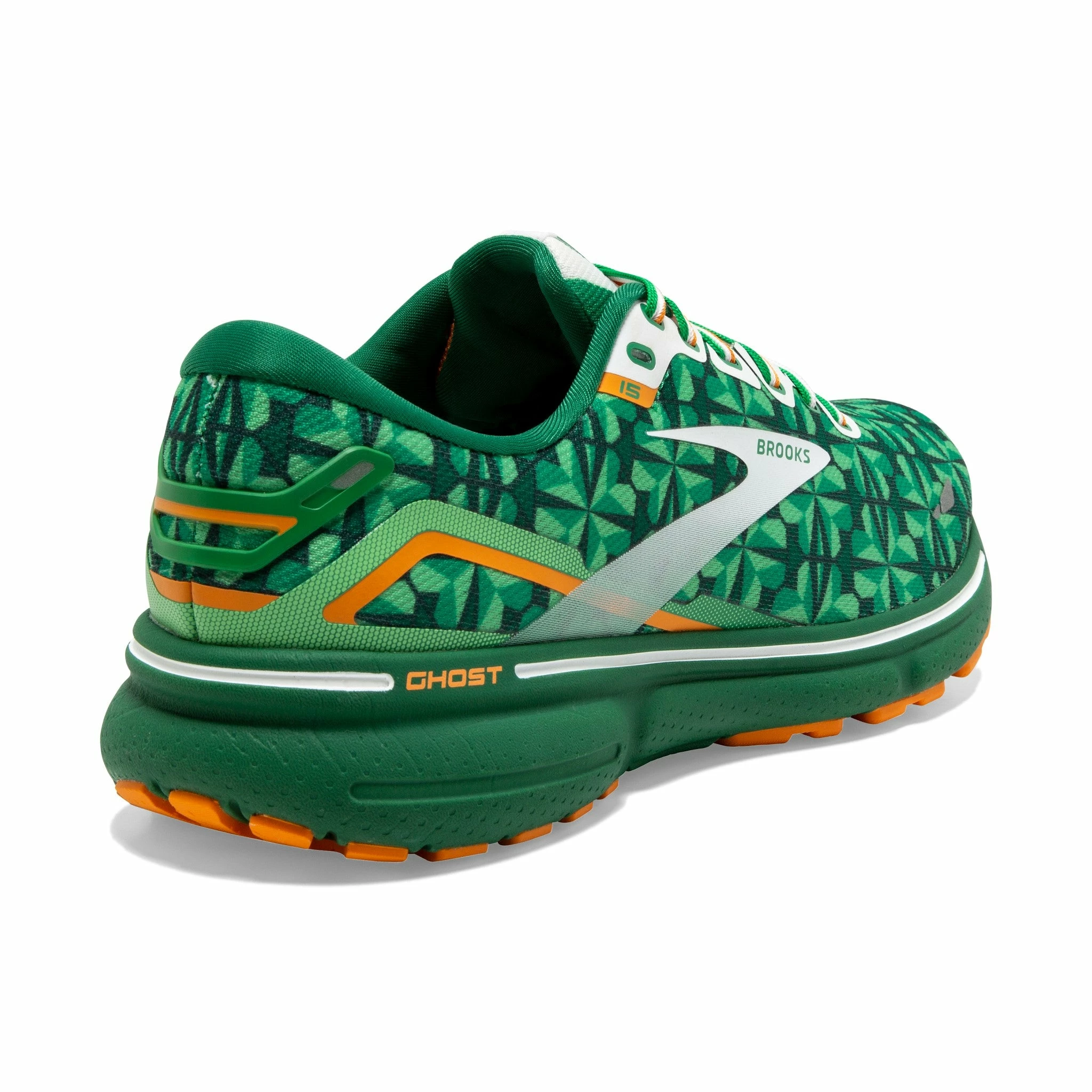 Brooks Women's Ghost 15 Brooks Women's Ghost 15 -Darn Tough Shop brooks womens ghost 15 running shoe st.patricks day edition green orange 1 1