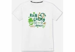 Brooks Men's Pacesetter Short Sleeve - White/Green (211152-921)