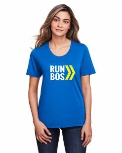 Marathon Sportswear Women's RUN BOS Performance Short Sleeve Tee (TS-RUNBOS-CE111W)