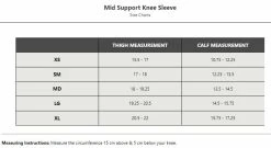 CEP Mid Support Knee Sleeve 13 CEP Mid Support Knee Sleeve -Darn Tough Shop cep knee sleeve measurement guide