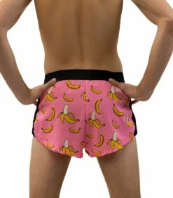 ChicknLegs Men's Shorts -Darn Tough Shop chicknlegs mens pink bananas 2 inch half split shorts 1