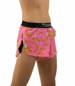 ChicknLegs Men's Shorts -Darn Tough Shop chicknlegs mens pink bananas 2 inch half split shorts 3