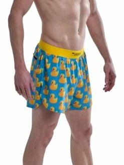 ChicknLegs Men's Shorts -Darn Tough Shop chicknlegs mens rubber ducky 4 inch half split shorts 5