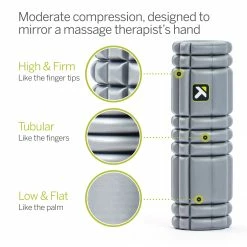 Trigger Point TriggerPoint 12" Core Foam Roller - Grey (03328) -Darn Tough Shop core roller 2