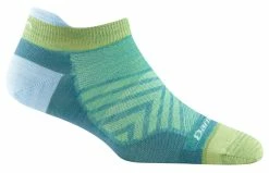 Darn Tough Women's No Show Ultra-Lightweight Running Sock -Darn Tough Shop darn tough womens ultra lightweight running socks aqua