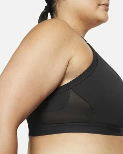 Nike Women's Dri-Fit Indy Sports Bra Plus Size -Darn Tough Shop dri fit indy womens light support padded v neck sports bra plus size V9ZPw1 4