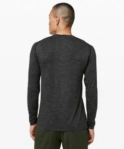 **Available In Select Stores Only** Lululemon Men's Metal Vent Long Sleeve Shirt - Deep Coal (LM3CX4S_4080) -Darn Tough Shop ezgif.com gif maker 57 dacdb98d 627c 46dd bfa0 c75b811dcd79