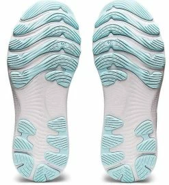 Asics Women's Gel Nimbus 24 - Sage/Clear Blue (1012B201-300) -Darn Tough Shop ezgif.com gif maker 75