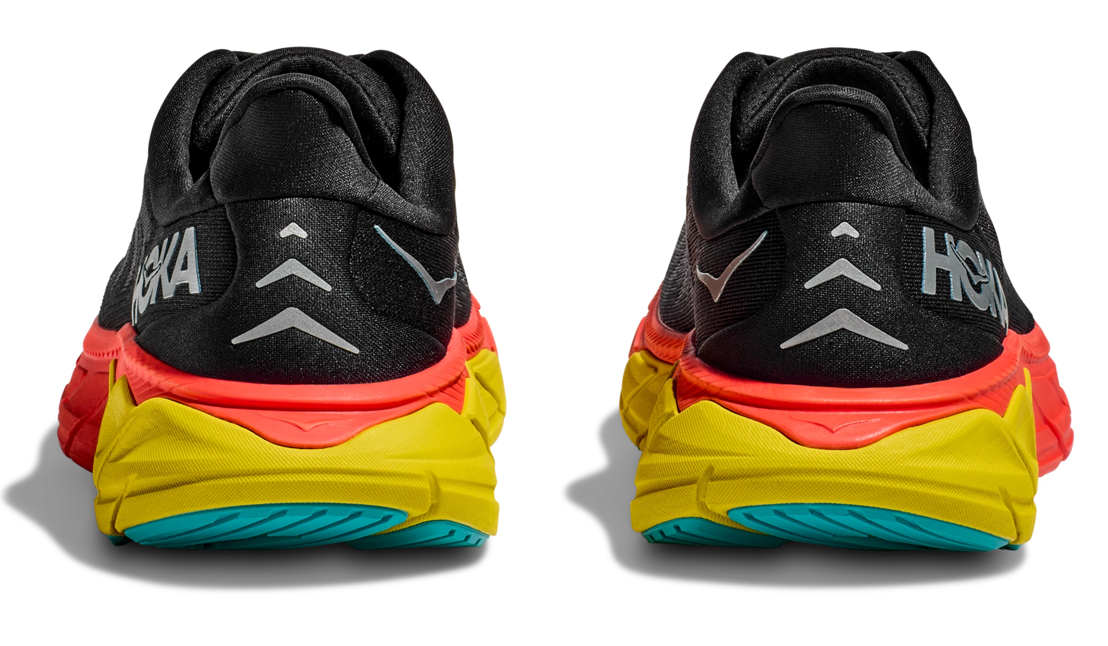 HOKA Men's Arahi 6 HOKA Men's Arahi 6 -Darn Tough Shop hoka mens arahi 6 running shoe black red yellow 4