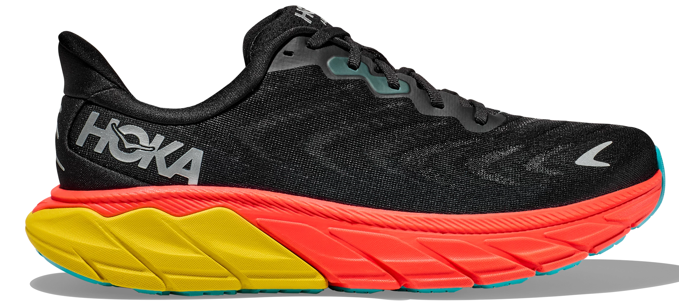 HOKA Men's Arahi 6 HOKA Men's Arahi 6 -Darn Tough Shop hoka mens arahi 6 running shoe black red yellow 5