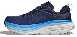 HOKA Men's Bondi 8 -Darn Tough Shop hoka mens bondi 8 running shoe outer space all aboard blue 4