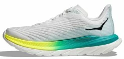 HOKA Men's Mach 5 13 HOKA Men's Mach 5 -Darn Tough Shop hoka mens mach 5 white blue 7