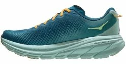 HOKA Men's Rincon 3 -Darn Tough Shop hoka mens rincon 3 running shoe green orange 2