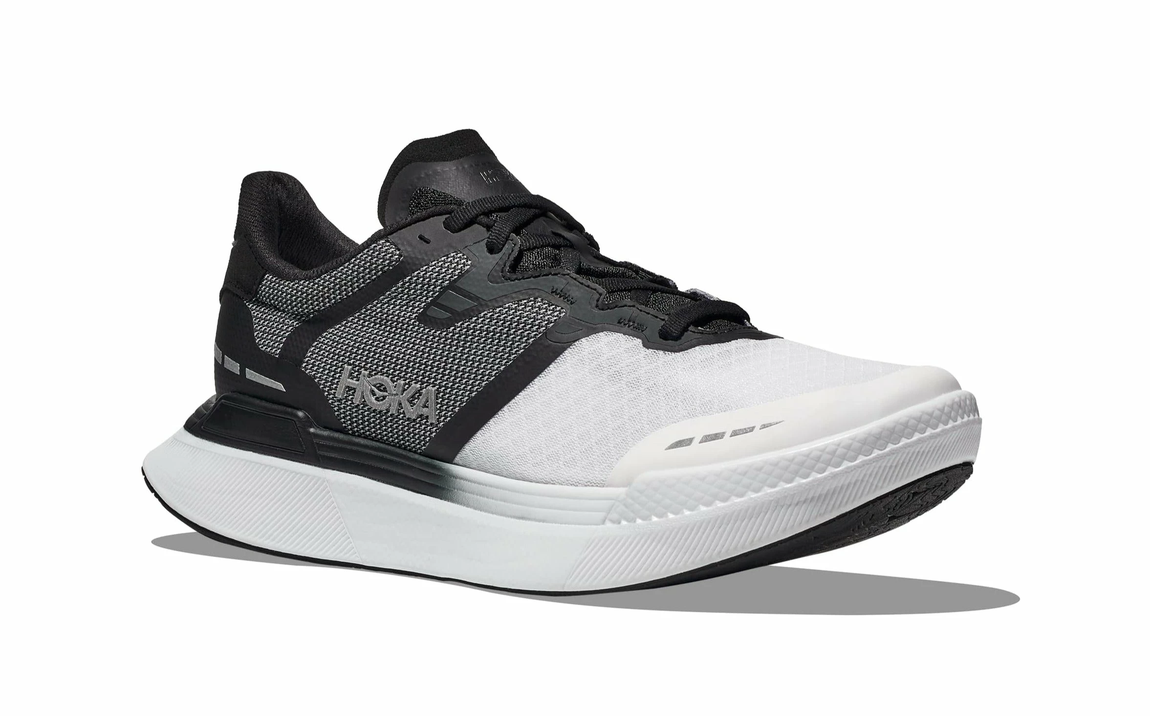 HOKA Unisex Transport X HOKA Unisex Transport X -Darn Tough Shop hoka transport x black white 2