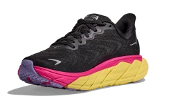 HOKA Women's Arahi 6 -Darn Tough Shop hoka womens arahi 6 running shoe black pink 2