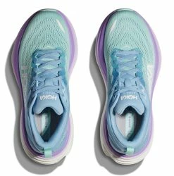 HOKA Women's Bondi 8 -Darn Tough Shop hoka womens bondi 8 blue high cushion 1