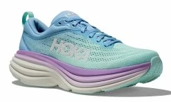 HOKA Women's Bondi 8 -Darn Tough Shop hoka womens bondi 8 blue high cushion 5