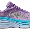 HOKA Women's Bondi 8 -Darn Tough Shop hoka womens bondi 8 running shoe chalk violet pastel lilac purple 5