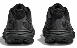 HOKA Women's Clifton 9 -Darn Tough Shop hoka womens clifton 9 black 3
