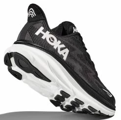 HOKA Women's Clifton 9 12 HOKA Women's Clifton 9 -Darn Tough Shop hoka womens clifton 9 black white 3