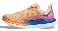 HOKA Women's Mach 5 -Darn Tough Shop hoka womens mach 5 running shoe orange purple 4