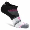 Balega Women's Grit And Grace Further Togethers Running Socks - Black/White/Pink (7494-3283)
