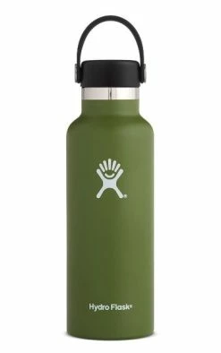 Hydro Flask 18 Oz Standard Mouth Bottles W/ Flex Cap (S18SX) -Darn Tough Shop hydro flask stainless steel vacuum insulated 18 oz standard mouth olive 913422ed 3607 4729 9e44 8dc32dc1a5ee