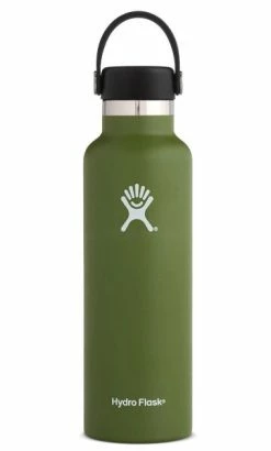 Hydro Flask 21 Oz Standard Mouth Bottles W/ Flex Cap (S21SX) -Darn Tough Shop hydro flask stainless steel vacuum insulated 21 oz standard mouth olive c9252578 8480 47c3 95c9 33abf8006319