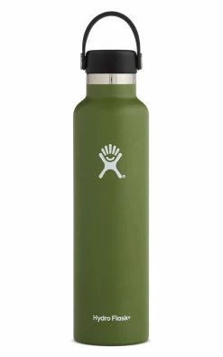 Hydro Flask 24 Oz Standard Mouth Bottles W/Flex Cap - (S24SX) -Darn Tough Shop hydro flask stainless steel vacuum insulated 24 oz standard mouth olive