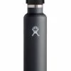 Hydro Flask 24 Oz Standard Mouth Bottles W/Flex Cap - (S24SX) -Darn Tough Shop hydro flask stainless steel vacuum insulated water bottle 24 oz standard mouth flex cap black