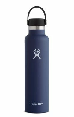 Hydro Flask 24 Oz Standard Mouth Bottles W/Flex Cap - (S24SX) -Darn Tough Shop hydro flask stainless steel vacuum insulated water bottle 24 oz standard mouth flex cap cobalt